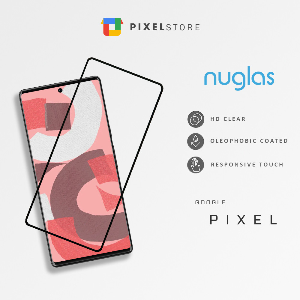 NUGLAS พรีเมี่ยมกระจกนิรภัยทั้งหมด Google Pixel 10a/10/10Pro/10ProXL/9a/9/9Pro/9ProXL/8a/8Pro/8/7a/7/6/5/4