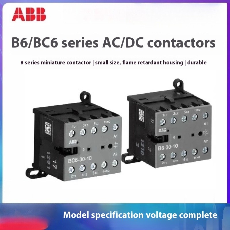 Original ABB AC Contactor B6-30-10 B6-30-01 B7-30-10 DC BC6-30-10 BC6-30-01 BC7-30-10 BC7-30-01 VB7-