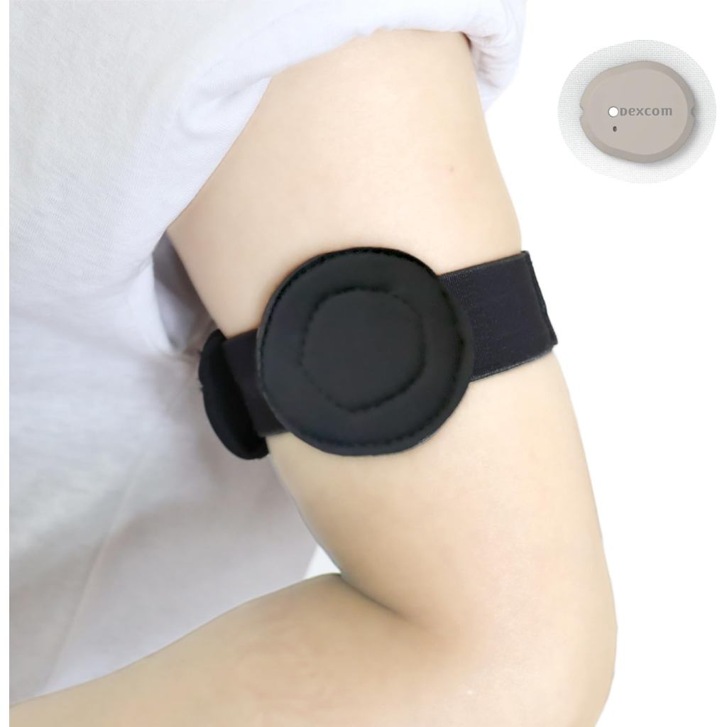 ปลอกแขน 2 แพ็คสําหรับ Dexcom G7 Sensor Cover DEXcom Sensor Holder Protector โรคเบาหวาน Arm Band