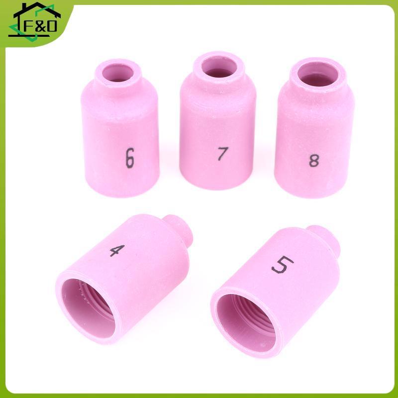 F&O 42 มม.54N14 54N15 54N16 54N17 54N18 อลูมิเนียมเซรามิคหัวฉีดสําหรับ TIG WP17 18 26 ไฟฉายเชื่อมอุป