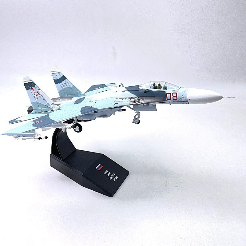 1/100 SU-27 SU-27 Guard Heavy Fighter จําลองโลหะผสม Static Aviation เครื่องบินรุ่น