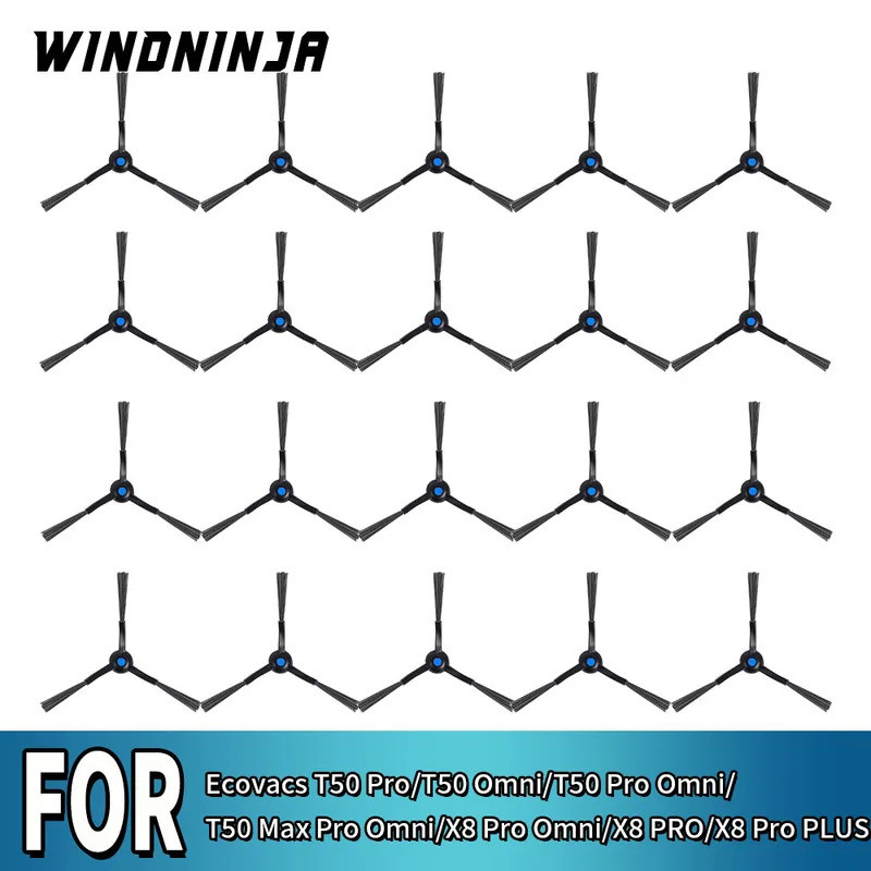 แปรงด้านข้างสําหรับ Ecovacs T50 Pro T50 Omni T50 Pro Omni T50 Max Pro Omni X8 Pro Omni X8 PRO X8 PLU