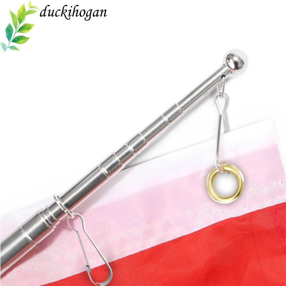 DUCKIHOGAN เสาธงขยายได้ 2 ชิ้น, ที่จับฟองน้ําสแตนเลส เสาธงยืดไสลด์, 1/1.6 เมตร Teacher Pointer การสอ