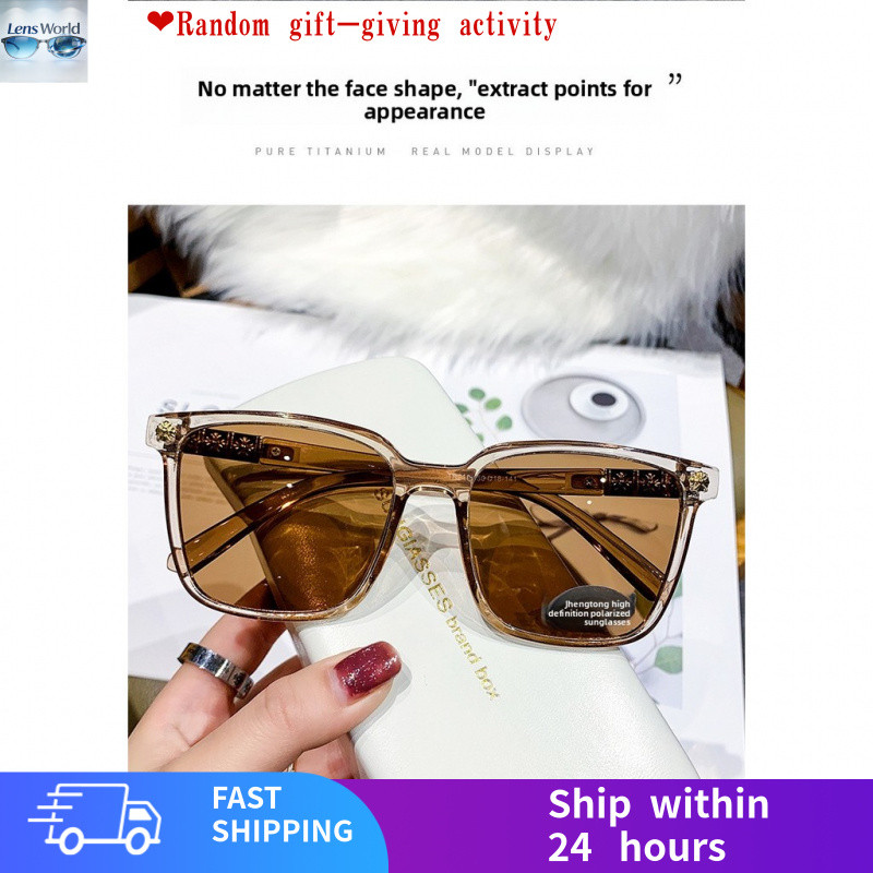 [จัดส่งฟรี] แว่นกันแดดโพลาไรซ์สไตล์ใหม่สำหรับทั้งชายและหญิง ออกแบบตามแฟชั่นยุโรปและอเมริกา เหมาะสมในการขับรถ ราคา ถูกที่สุด ดีลบีเคเค แกลเลอรีภาพที่ 9