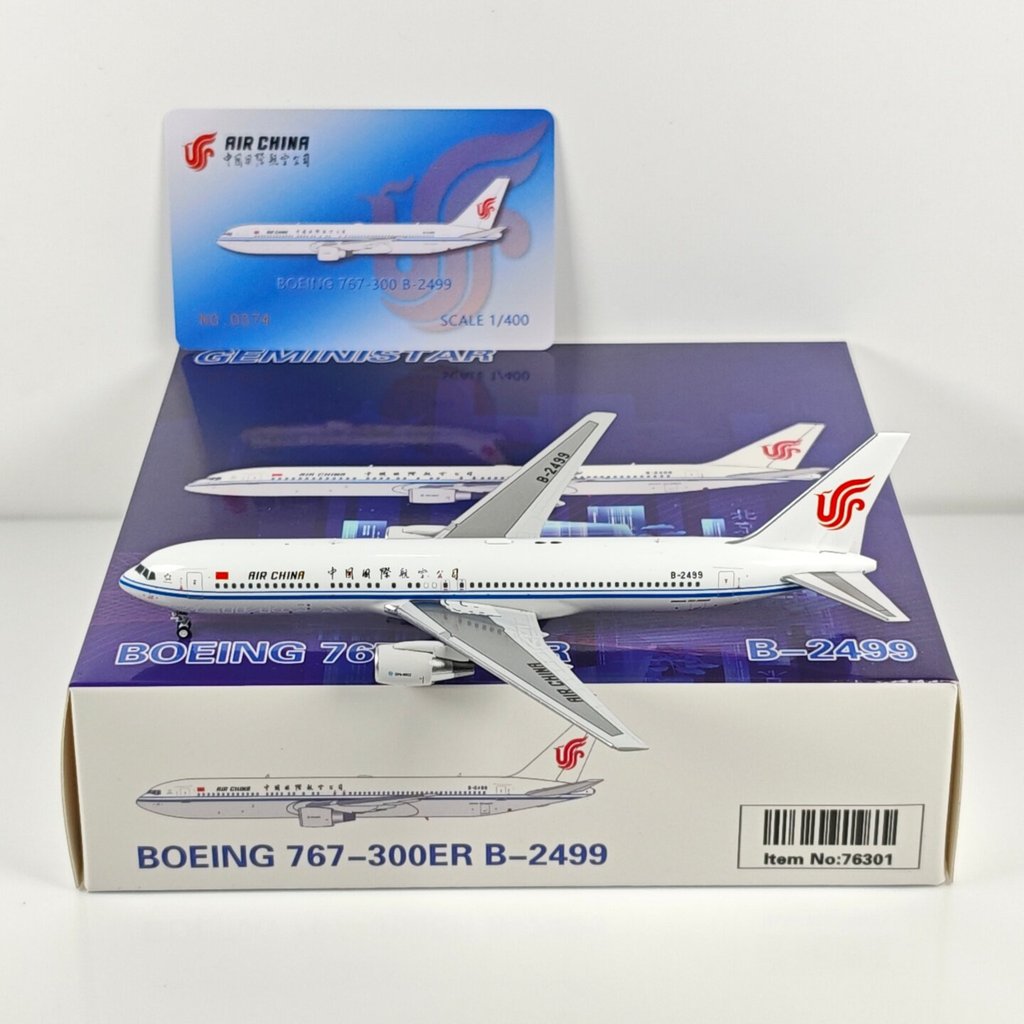 GeminiStar 76301 1: 400 China International Airlines B767-300ER B-2499 โลหะผสม