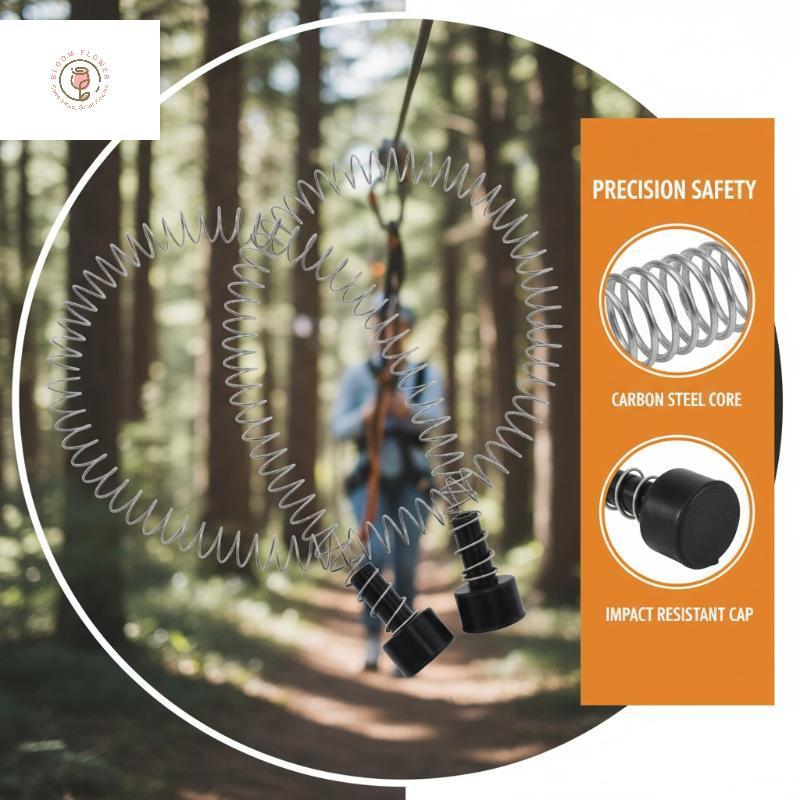 [ล้านgridnew] ใหม่ Zipline ฤดูใบไม้ผลิเบรคสแตนเลสสายซิปสปริงเบรค Heavy Duty Zipline เบรคลดความเร็วสป