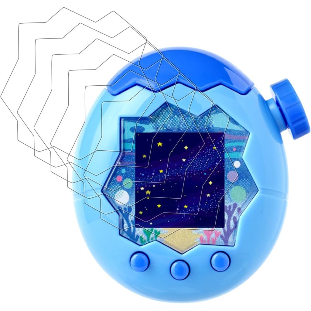 [6 แพ็ค] สําหรับ ฟิล์มกันรอยหน้าจอ Tamagotchi Paradise, ฟิล์มนุ่ม TPU ใสเข้ากันได้กับ Tamagotchi Par