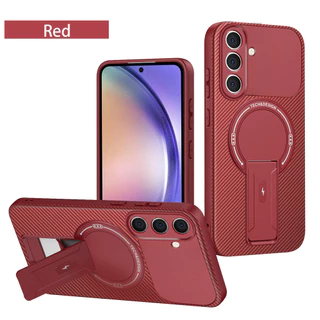 SAMSUNG สําหรับSamsung A57 กรณีGalaxy A37 เคสโทรศัพท์Galaxy A54 A52 A52S M36 A56 A17 คาร์บอนไฟเบอร์Stentเคสโทรศัพท์