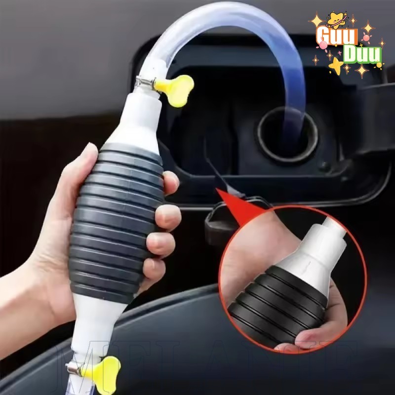 [ GuuDuu ]Universal Hand Gas Oil Pump - Car Fuel Pump - Car Fuel Tank Sucker - Petrol Liquid Manual 