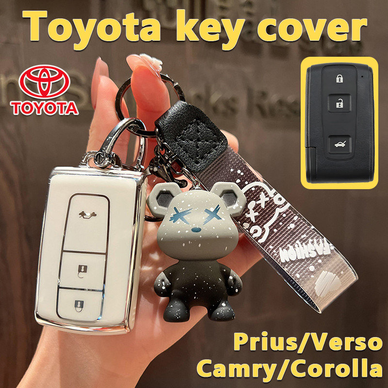 Toyota Prius/Corolla/Verso/Camry ฝาครอบกุญแจรถ Prius 2004-2009 เคสกุญแจ Camry ปลอกกุญแจรีโมท Corolla