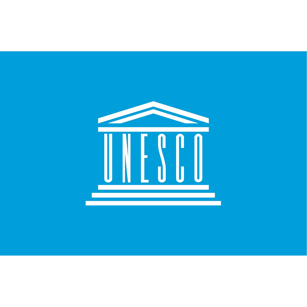 60*90 ซม. แบนเนอร์องค์กรวิทยาศาสตร์และวัฒนธรรม UNESCO Flag United Nations การศึกษา