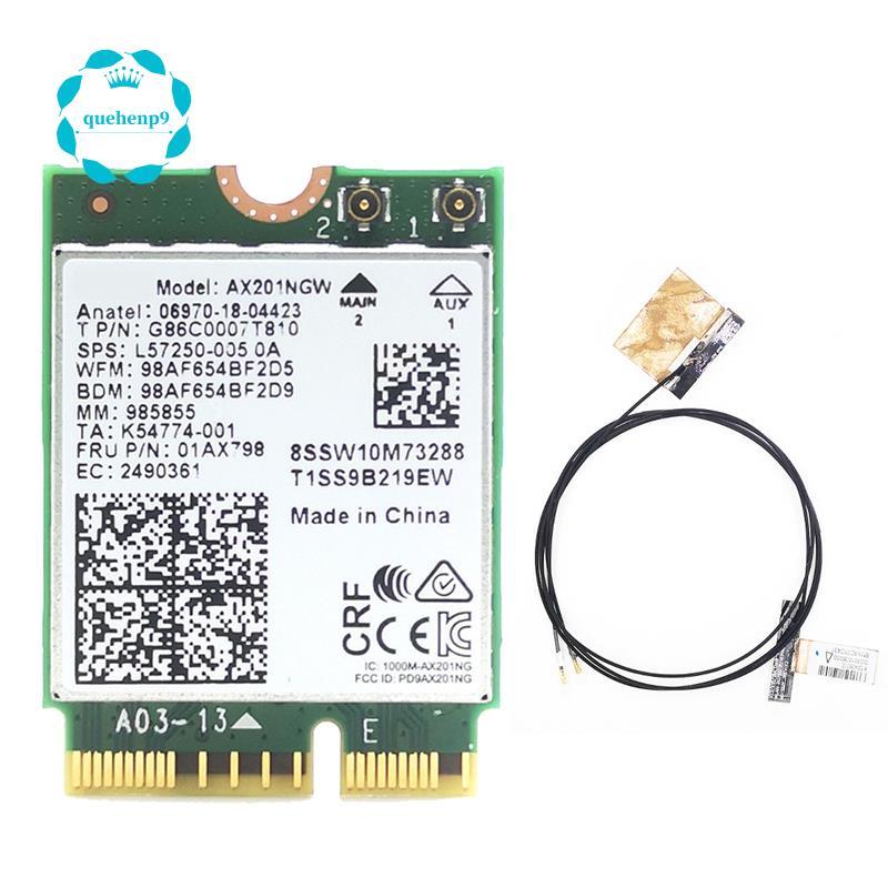 [Fast Q9]AX201 AX201NGW การ์ด WiFi อุปกรณ์เสริมเสาอากาศการ์ด WiFi