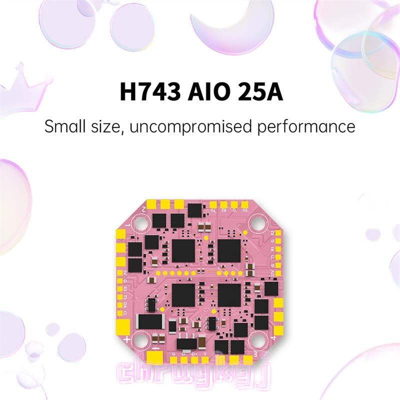 H743 AIO 25A 2-4S สําหรับ RC FPV Freestyle Drone พร้อม ICM42688 Flight Controller 25.5x25.5 สําหรับ 