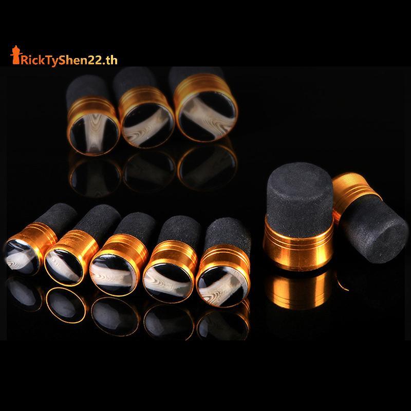RickTyShen 2 ชิ้นปลั๊กรูปแบบธรรมชาติอลูมิเนียมเครื่องมือตกปลาตกปลา Rod Pole Butt Caps ฝาครอบด้านหน้า Stopper Plug End แขนป้องกัน TH – โปรปัง