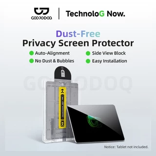 GOOJODOQ Dust-Free Privacy Screen Protector Auto-Alignment Easy Installation No Dust & Bubbles