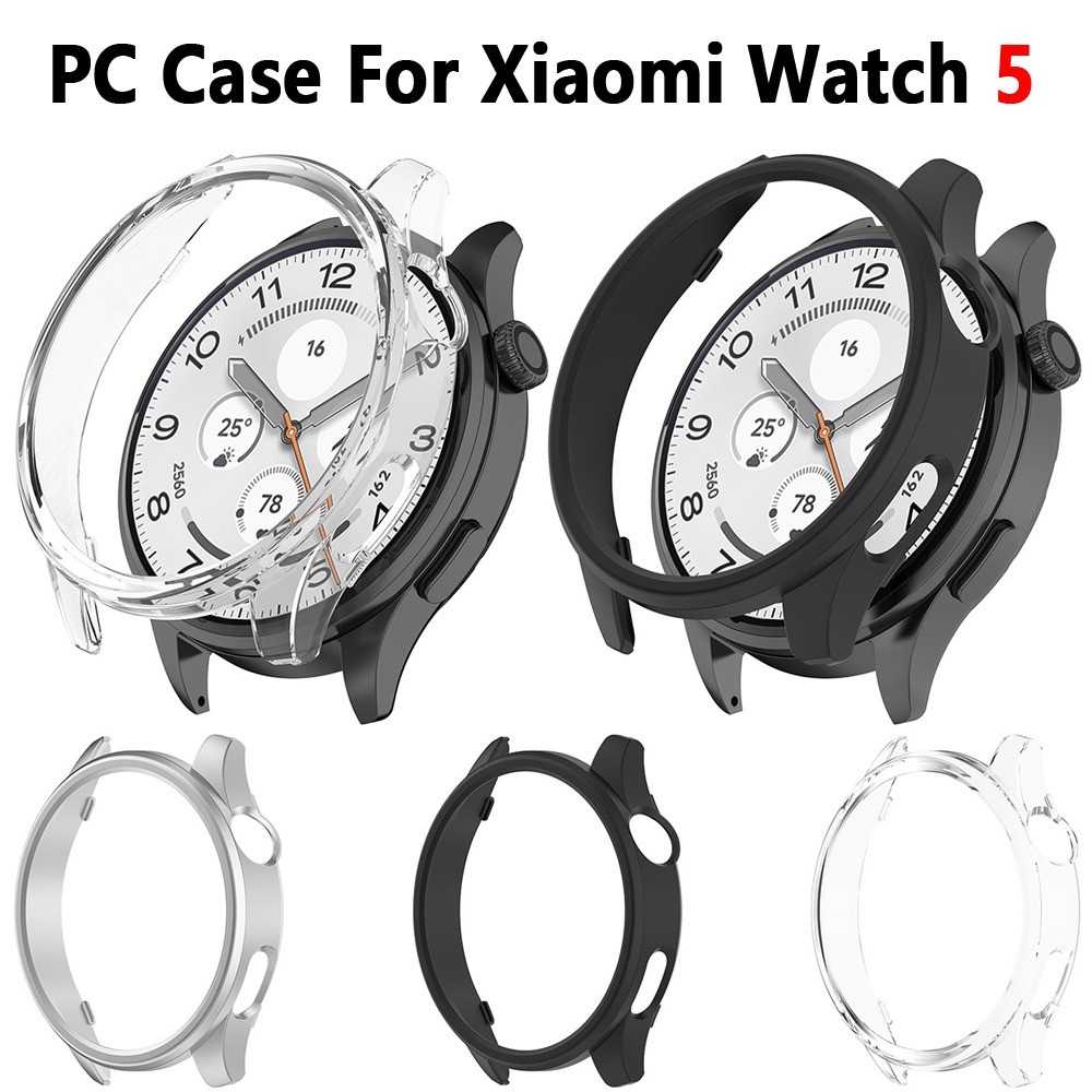 เคสป้องกันสําหรับ Xiaomi Watch 5 Hard PC Hollow out อุปกรณ์เสริมเกราะป้องกันรอยขีดข่วน