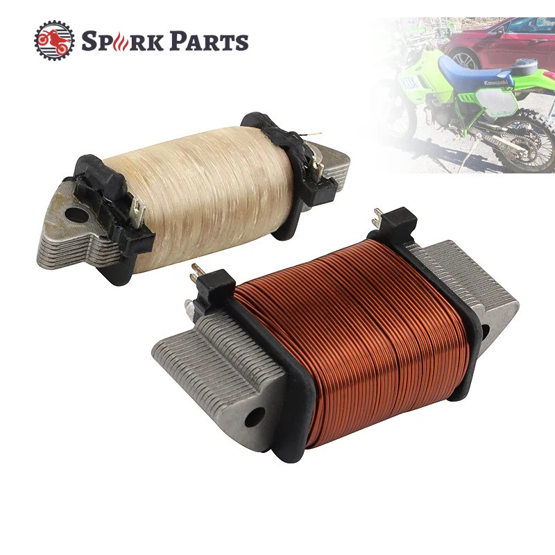 KAWASAKI เครื่องกําเนิดไฟฟ้ารถจักรยานยนต์คอยล์จุดระเบิดสเตเตอร์สําหรับคาวาซากิ KDX200 KDX200E KDX200