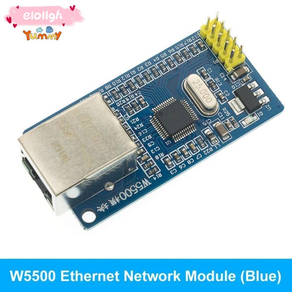 โมดูล ELOGH, 3.3V Multi-functional W5500 Ethernet Module, Professional DIY 10/100Mbps Ethernet Conve