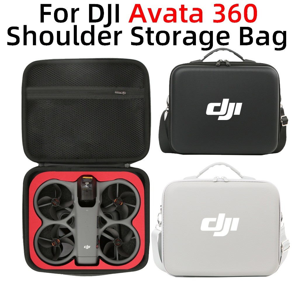 สําหรับ DJI Avata360 กระเป๋าเก็บแบบพกพากระเป๋าถือเครื่องเดี่ยว RC 2/RC-N3 รีโมทคอนโทรลไหล่เดี่ยว Crossbody Avata360 Panoramic Drone อุปกรณ์เสริมกลางแจ้งกระเป๋า