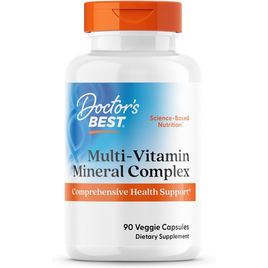 Doctors Best Multi-Vitamin Mineral Complex - Daily Vegan Multivitamin for Women & Men, Vitamins A, C