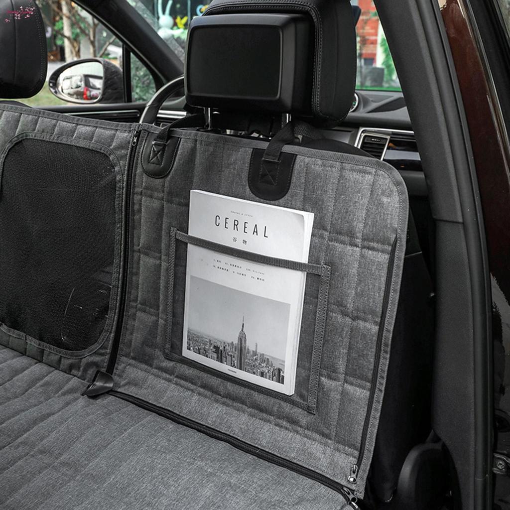 Pet Back Seat Cover Protector แถวหลัง Anti-scratch Pet Mat สําหรับรถยนต์และ SUVs Pet Travel Use