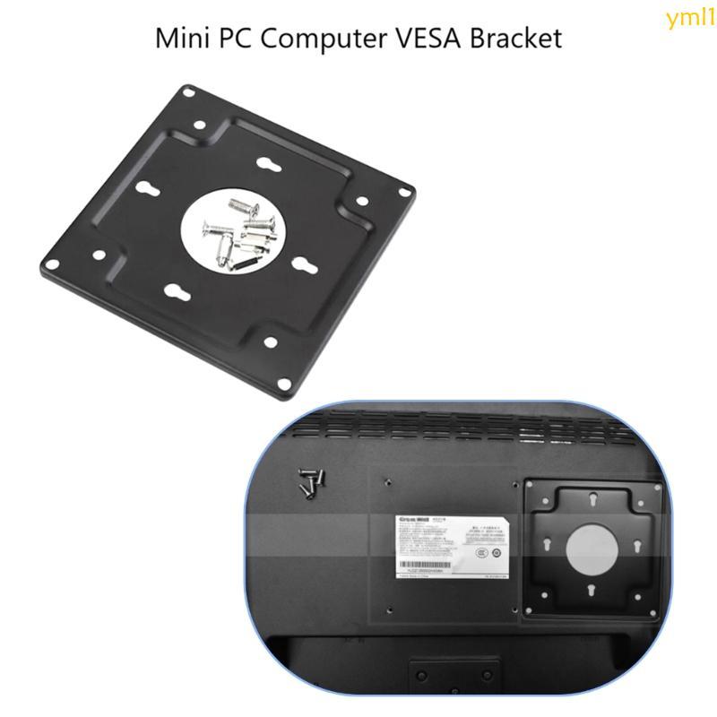 Yml1 Mini-Host จอแสดงผลด้านหลัง VESA ติดตั้ง Mount Bracket อะไหล่สําหรับ HTPC Mini-Host คอมพิวเตอร์อ