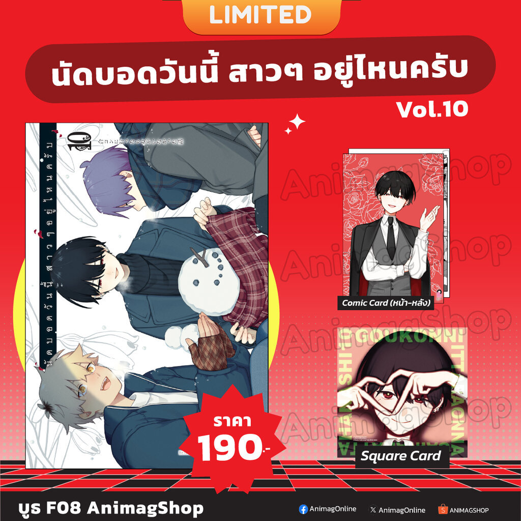 Animag นัดบอดวันนี้ สาว ๆ อยู่ไหนครับ COMIC เล่ม 10 Limited Edition