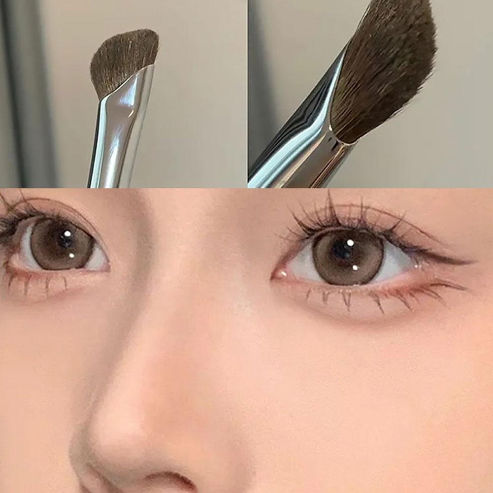แปรงเงาจมูกแบบพกพา แปรงเงาจมูก Contour Make Up Tool Z0u2