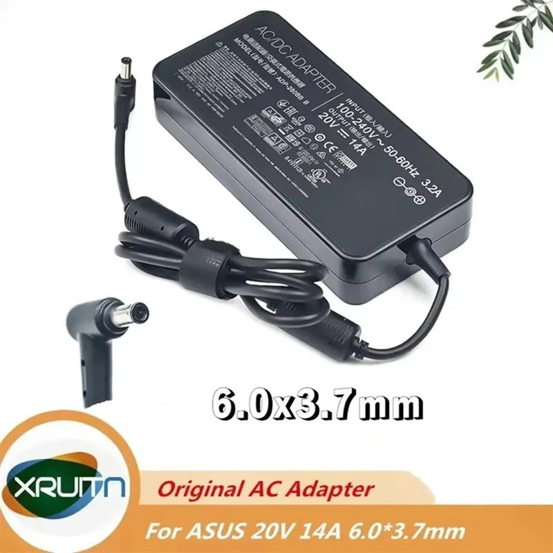 ของแท้ ADP-280EB B 20V 14A 280W 6.0x3.7 มม.ADP-280EB F A22-280P1A อะแดปเตอร์ AC สําหรับ ASUS แล็ปท็อ