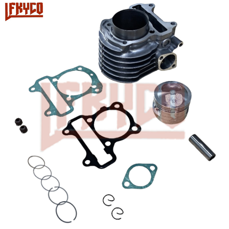 LF อุปกรณ์เสริมรถจักรยานยนต์ 54.5 มม.ชิ้นส่วนเครื่องยนต์ชุดกระบอก 110CC Big Bore มอเตอร์สําหรับ Hond