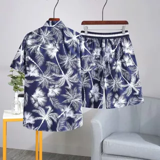 เสื้อเชิ้ตแขนสั้นจากฮาวายเสื้อฤดูร้อนสงสัยเสื้อกันหนาวเสื้อลายพิมพ์เสื้อ M-3XL