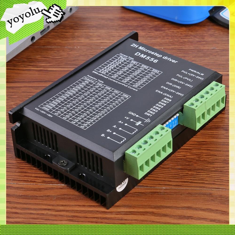 DM556 Stepper Motor Driver 86 มม.มอเตอร์ Digital Stepper Motor Driver สําหรับ Nema 23 สําหรับ Nema 2