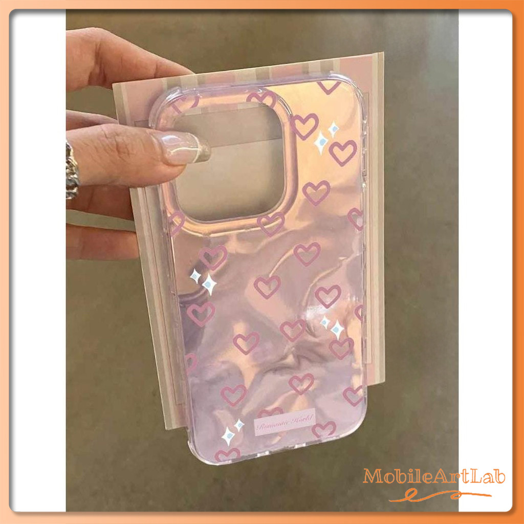รัก เคสคู่ เคสไอโฟน11 สำหรับ IPhone 17 13 16 12 15 11 Pro Max XS XR X 7Plus 8Plus Max 7 6 6S 8 Plus SE ระลอกคลื่นน้ำ เคส