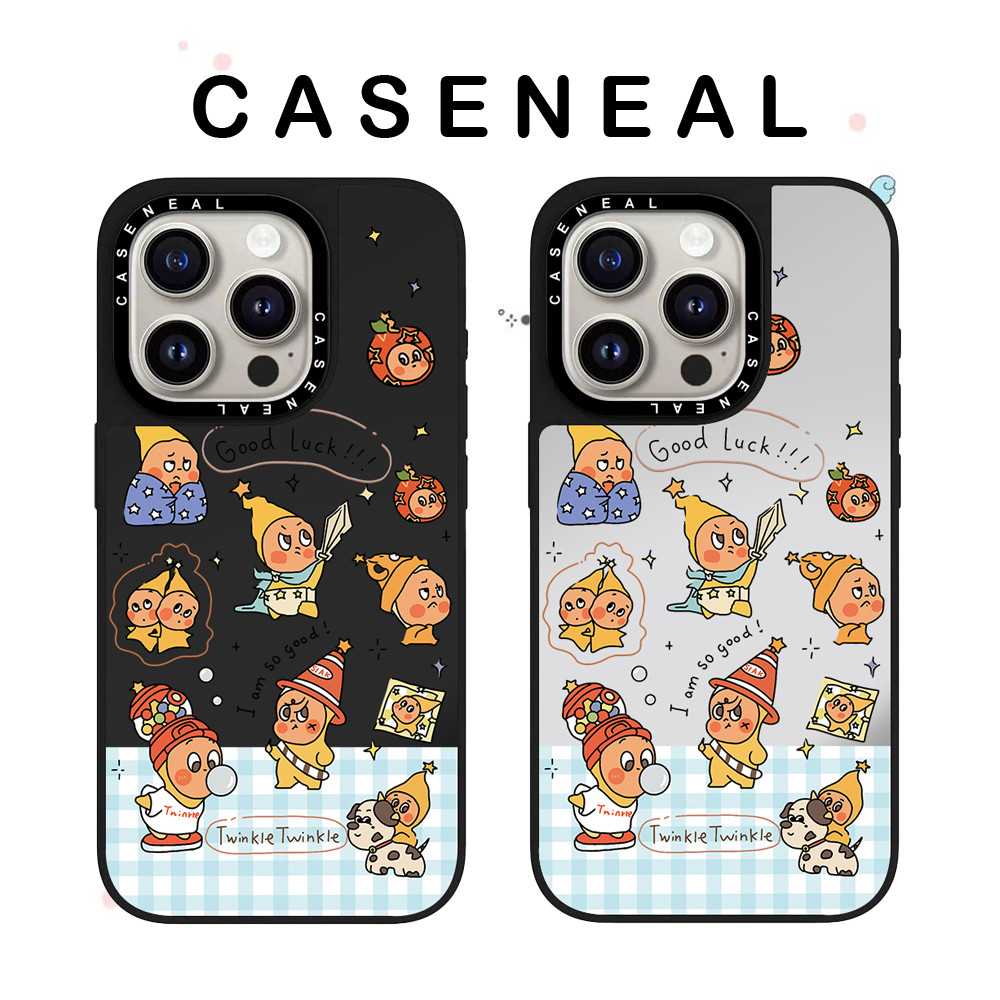CASENEAL Little Star People Mirrorเคสโทรศัพท์โปร่งใสเหมาะสําหรับiPhone 17ProMax 17pro 17 air 16promax 16 15promax 15 14promax 13 13Promaxแฟชั่นAnti Drop Hard Case