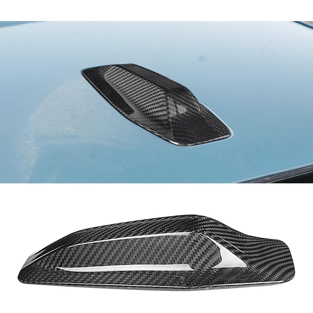 ใช้งานร่วมกับเสาอากาศฝาครอบ Shark Fin Trim Hood คาร์บอนไฟเบอร์ยานยนต์หลังคาเสาอากาศสําหรับ BMW 1 2 4