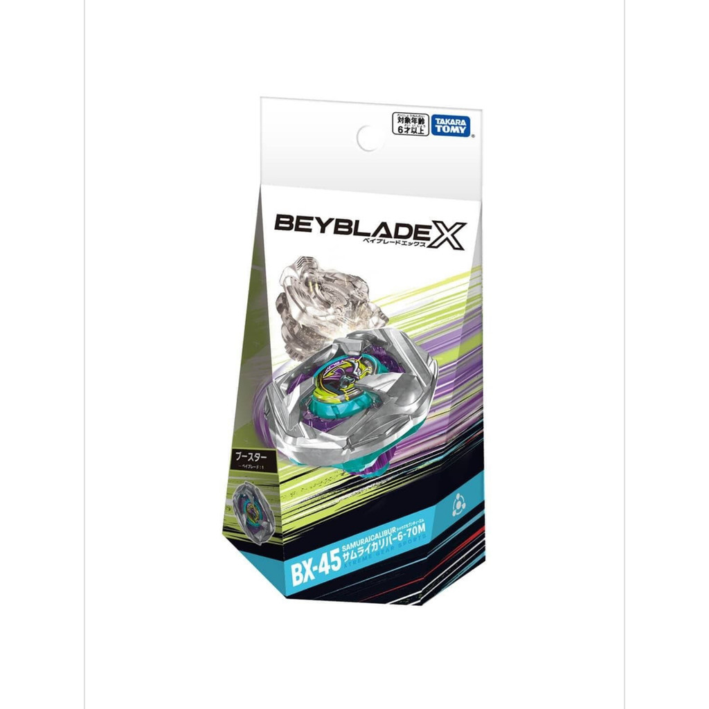 beyblade x ของแท้ beyblade x samurai saber Takara Tomy Beyblade X Beyblade BX-45 Samurai 6-70M