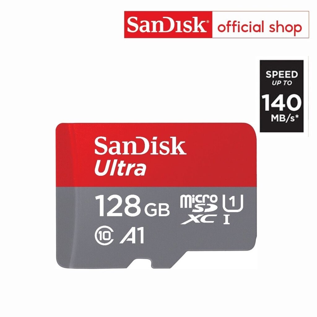 (ไมโครเอสดีการ์ด) SANDISK SDSQUAB-128G-GN6M 128GB MICRO SD CARD