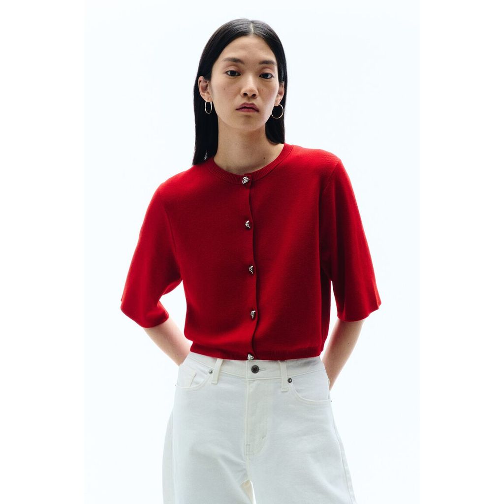 H&M(เอชแอนด์เอ็ม) คาร์ดิแกนสั้น Women Short cardigan 1322349_1