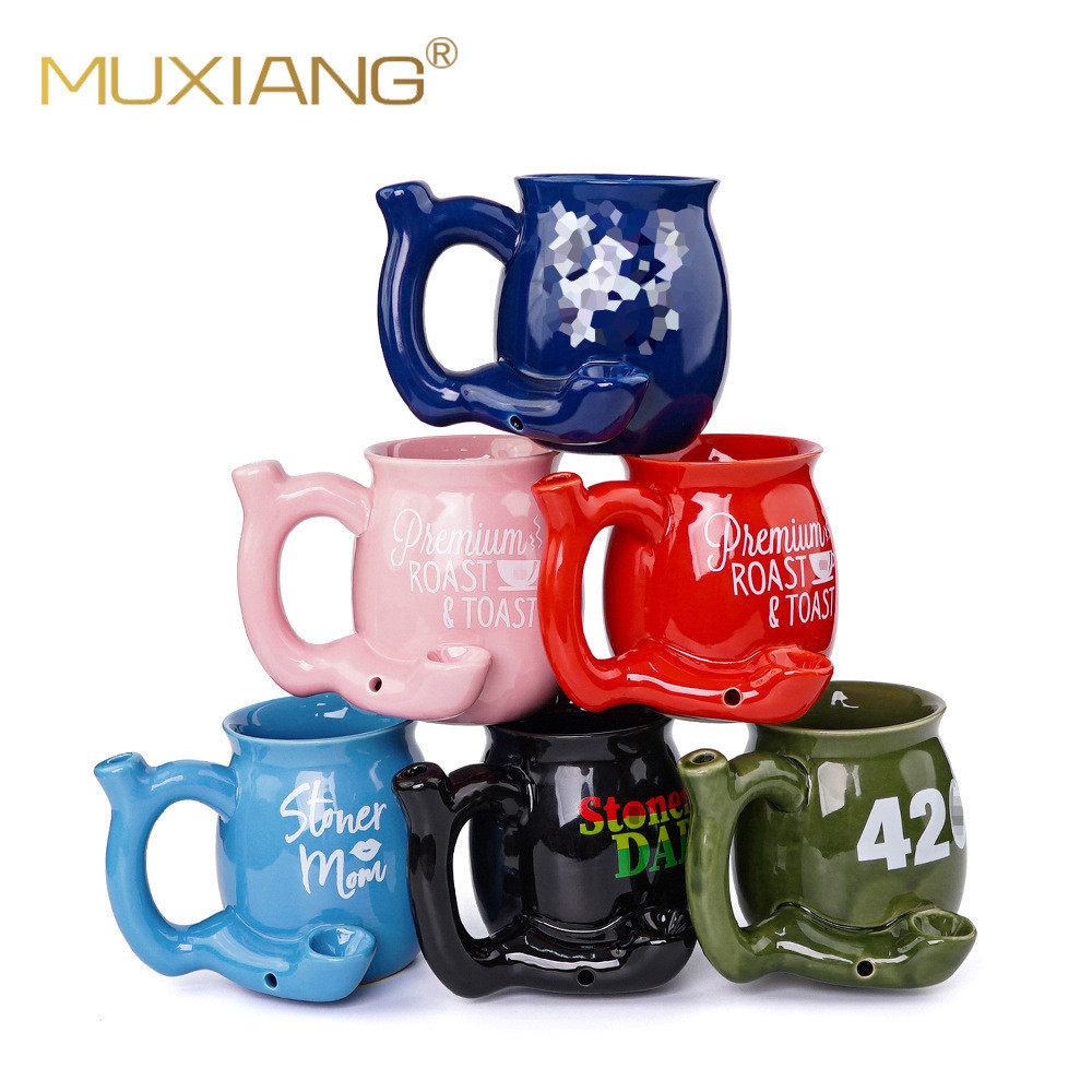 Bucket Cup แก้วเซรามิค แก้วท่อ ถ้วยกาแฟ 0113p