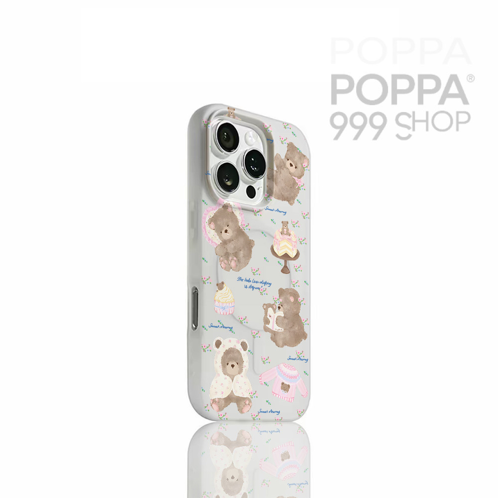 💐poppa💐เคสโทรศัพท์มือถือ เคสไอโฟน ดูดีเรียบง่ายลายน่ารักๆๆๆ เหมาะสำหรับ iphone 11 17 16 Pro Max XR 12 13 14 15 #082