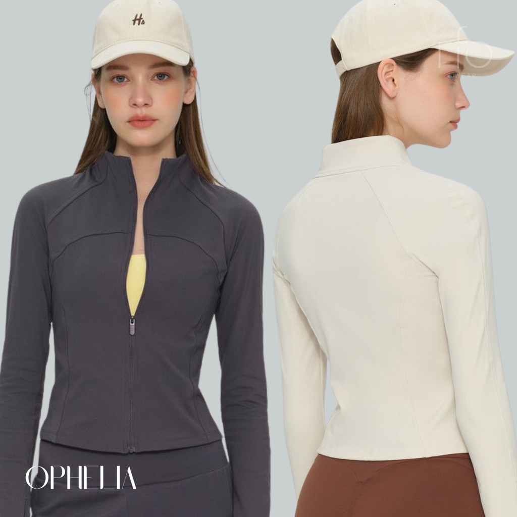 เสื้อแจ็คเก็ตซิป Ophelia Slimfit