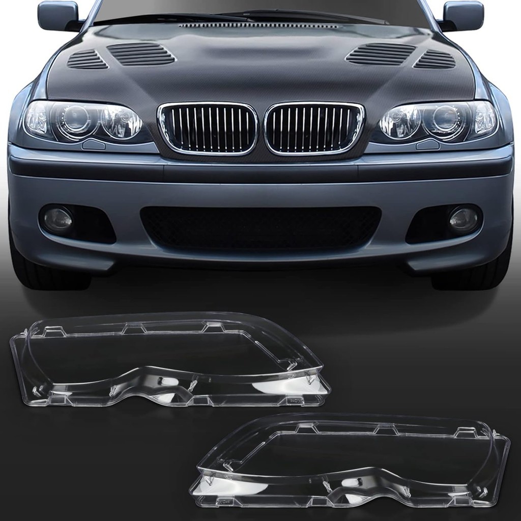 เปลี่ยนฝาครอบเลนส์ไฟหน้าสําหรับ BMW E46 2001-2005; สําหรับ BMW 320i/325i/325xi/330i/330xi 2001-2005,