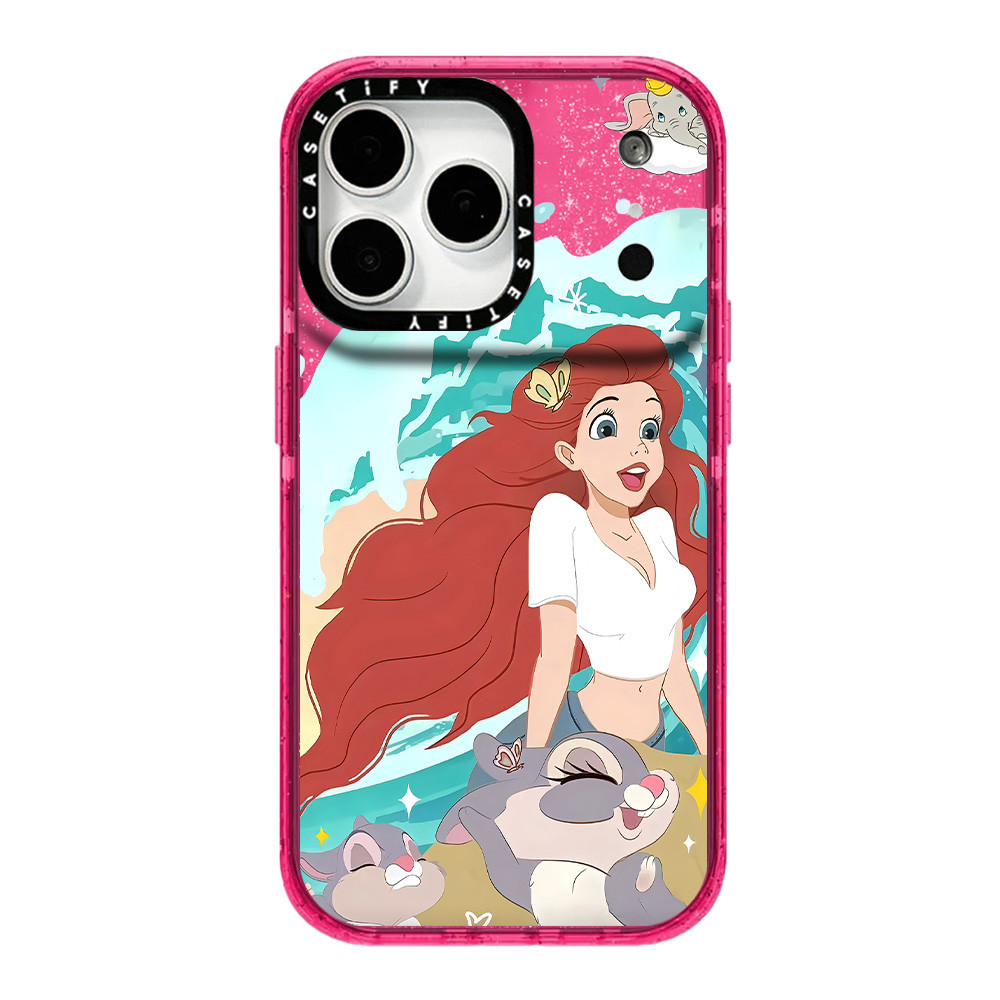 Glitter การ์ตูนเจ้าหญิง Series เคสโทรศัพท์สําหรับ iPhone 17 Pro Max 17 Air 16 15 14 13 12 11 กันกระแทกป้องกันปลอกอ่อน - รูปที่ 5