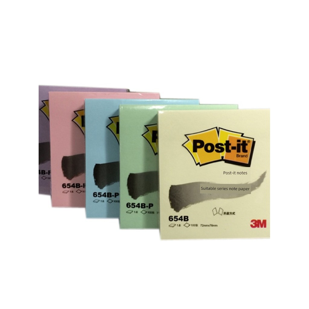 โพสอิท postit 3M เหมาะของอเมริกา654B โพสต์อิทโน้ต N ครั้งโน้ตสมุดโน้ตขนาดเล็กสติกเกอร์สติกเกอร์สติกเ