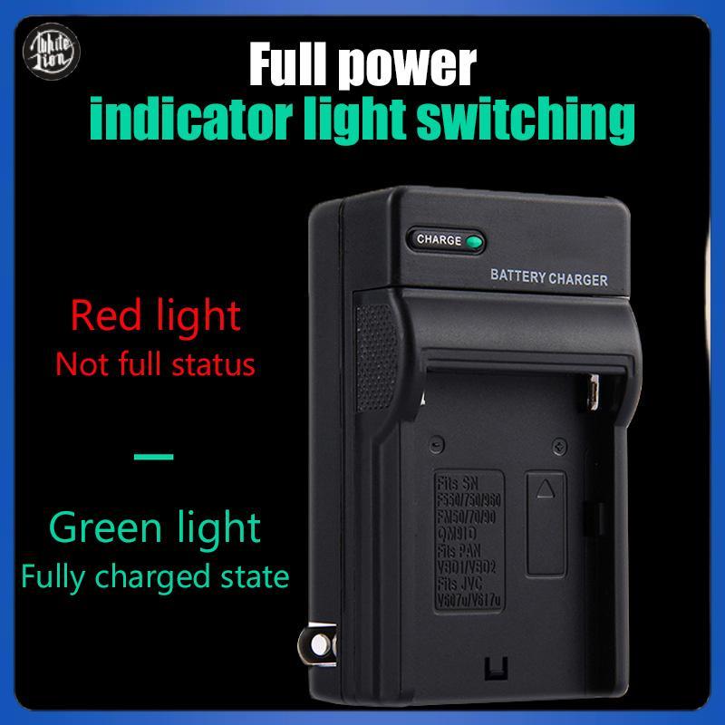 WL| เครื่องชาร์จ USB สําหรับ NP F550 NP-F750 NP-F970 Series เครื่องชาร์จแบตเตอรี่สําหรับเครื่องชาร์จ