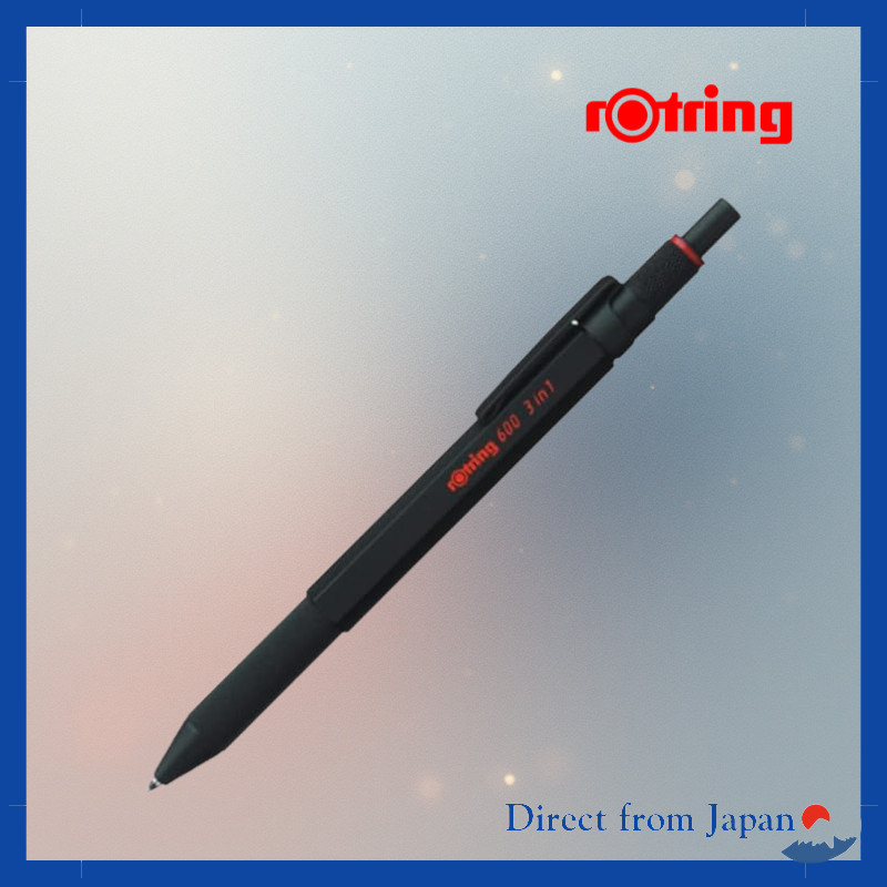 ROTRING 600 3-in-1 Black Twist Type 2121116 Authentic Import