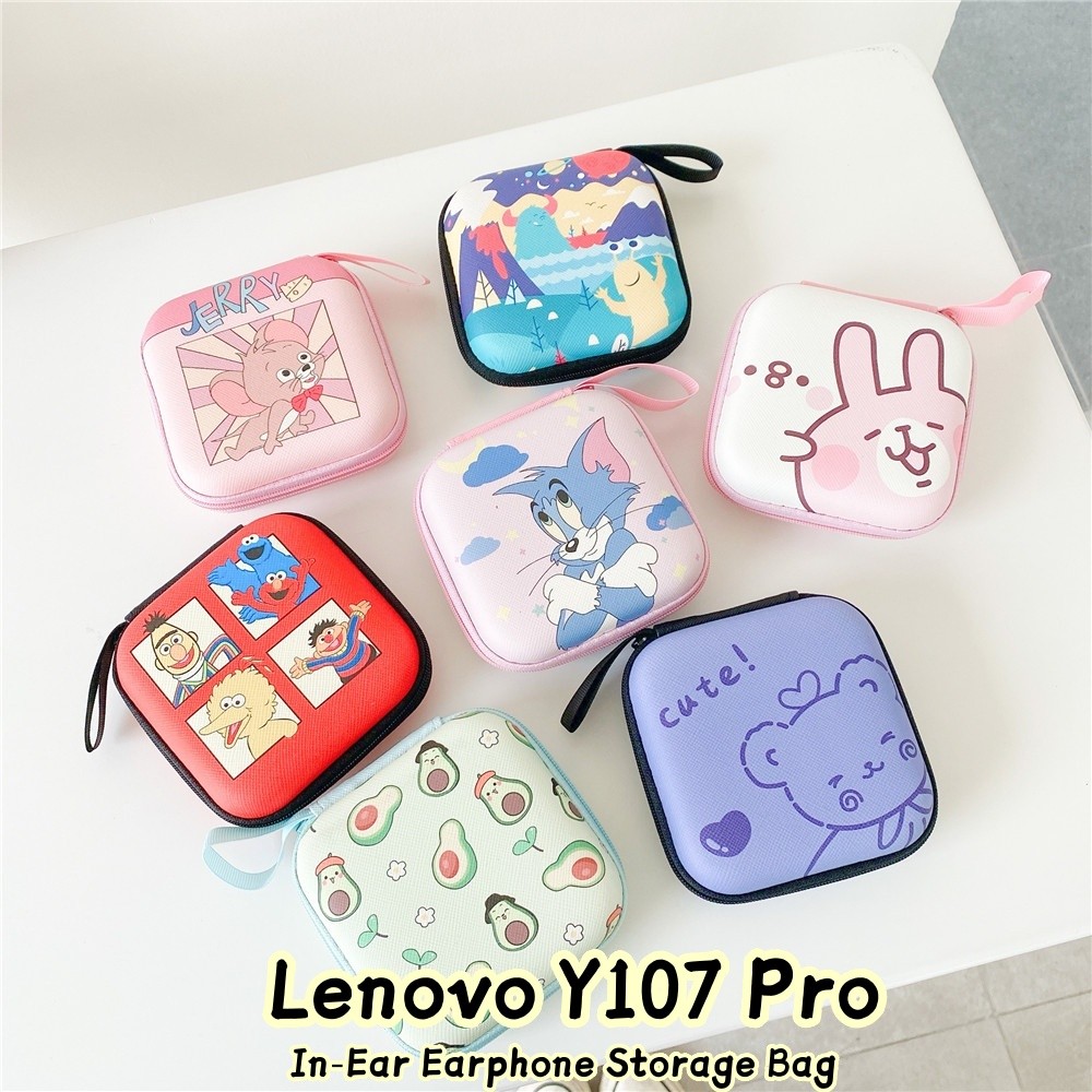 หูฟัง Lenovo Y107 Pro แบบใส่ในหูพร้อมดิจิตอล USB Gadget Organizer