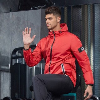 ชุดซาวน่าผู้ชายและผู้หญิง ซิปคลุมด้วยผ้ายิม เหมาะสำหรับการวิ…