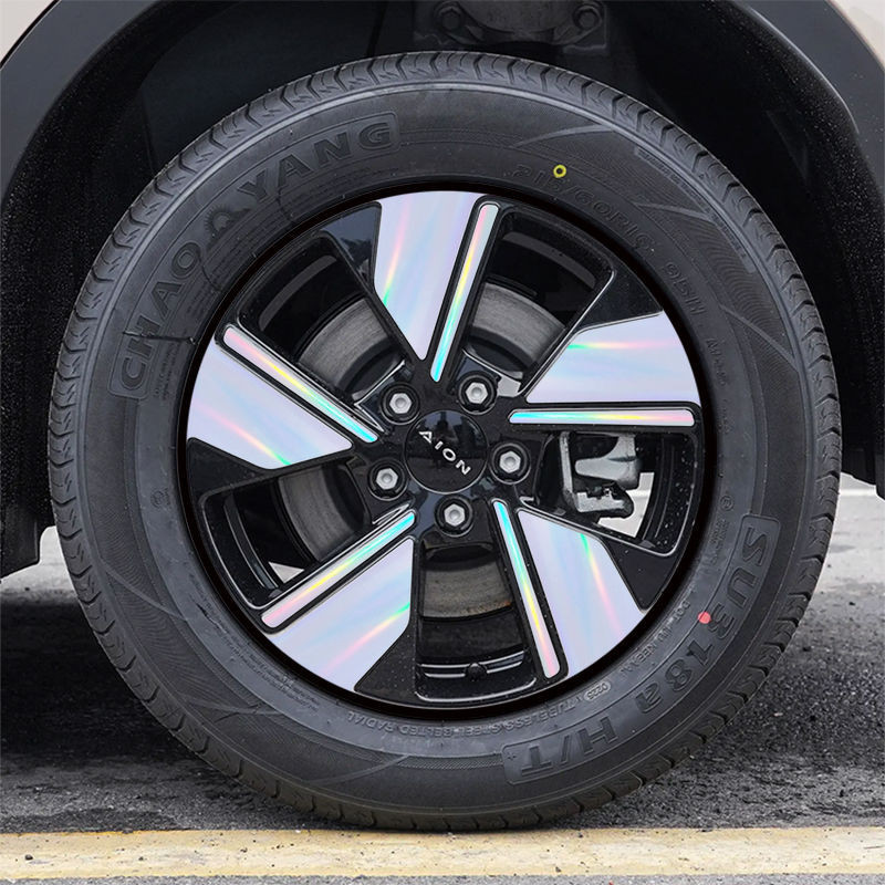 AION UT อุปกรณ์เสริม AION UT AION UT สติกเกอร์ล้อ 53 ซม.ส่วนบุคคลดัดแปลง Blacken สติกเกอร์รถตกแต่งฟิ
