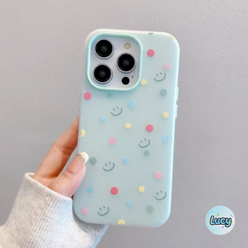 🌸Lucy🌸เคสโทรศัพท์มือถือ เคสไอโฟน ดูดีเรียบง่ายลายน่ารัก เหมาะสำหรับ iphone 11 17 16 Pro Max XR 12 13 14 15 #082